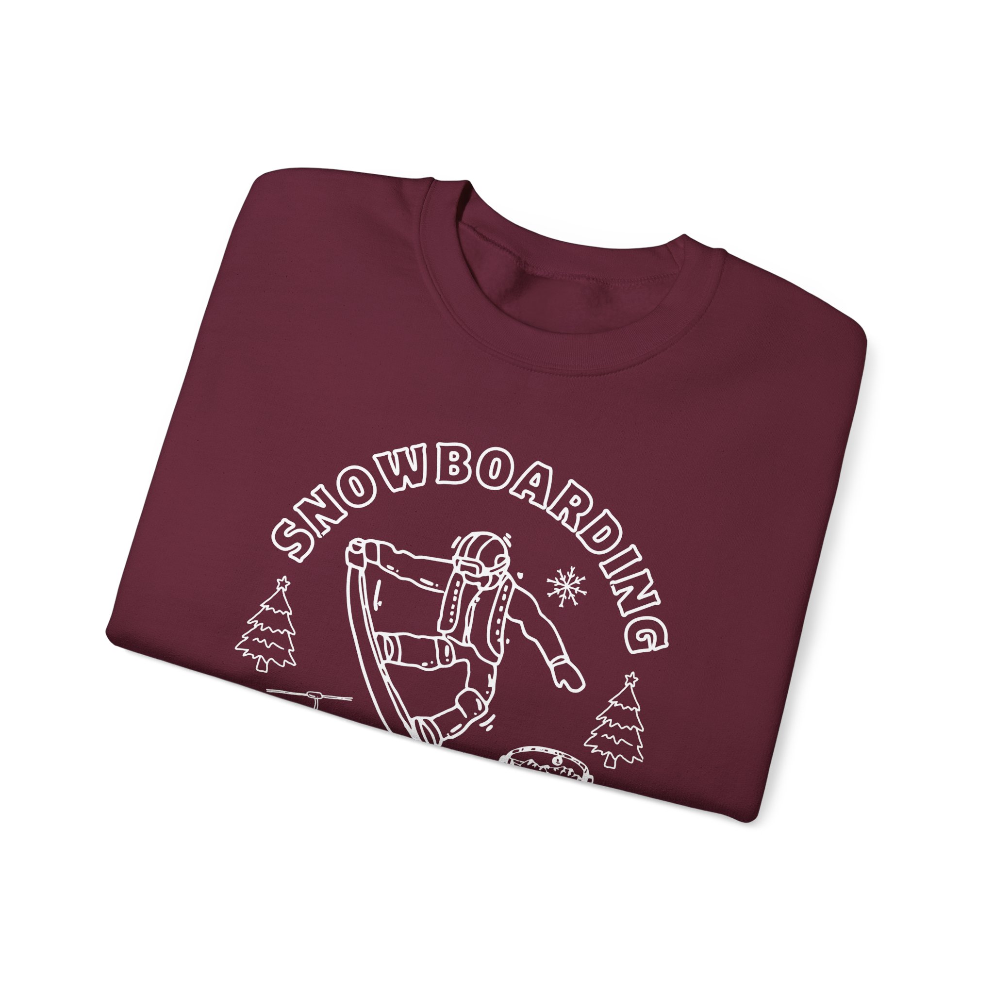 snowboarding crewneck sweatshirt retro snowboarder graphic snowboarding crewneck sweatshirt retro snowboarder graphic