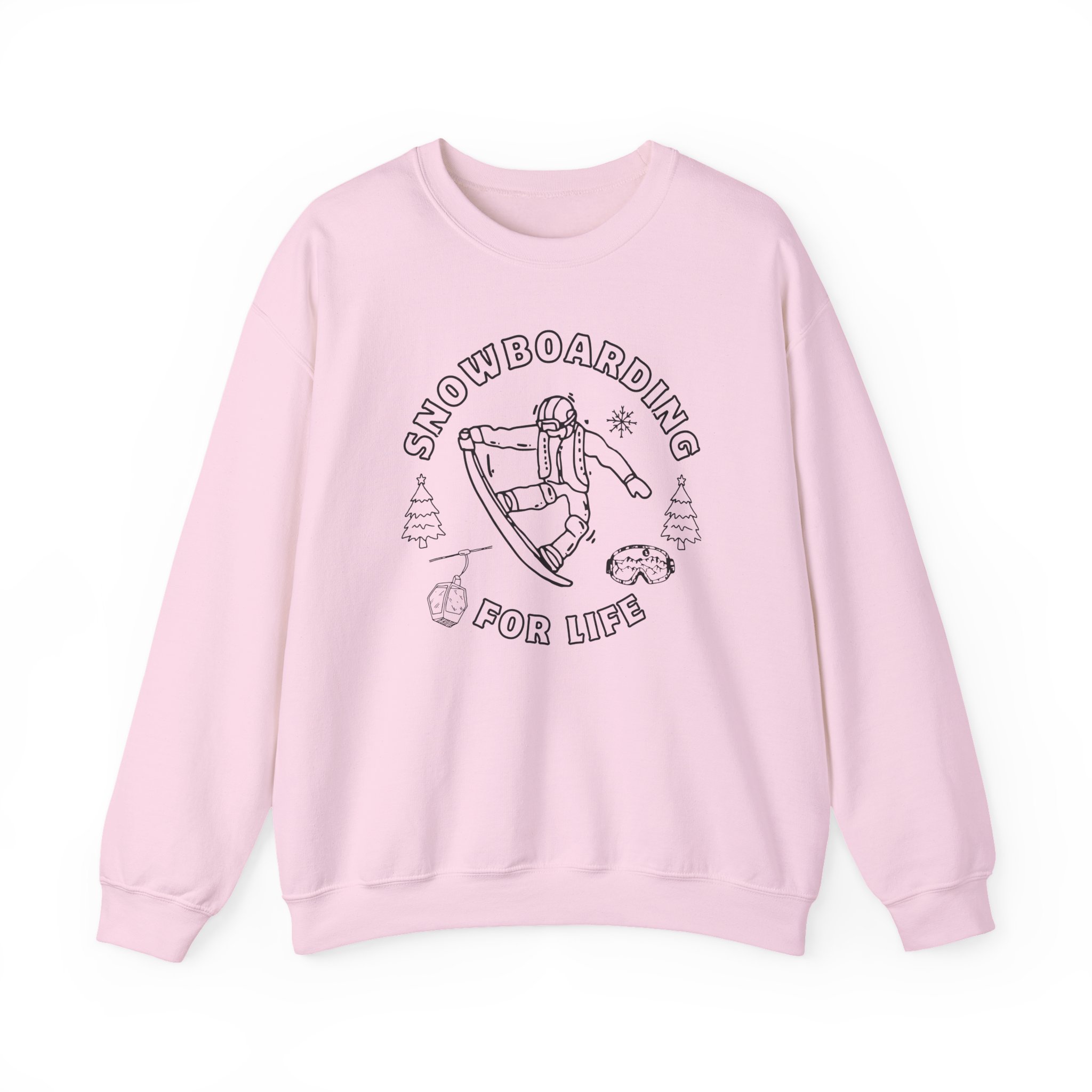 snowboarding crewneck sweatshirt retro snowboarder graphic snowboarding crewneck sweatshirt retro snowboarder graphic