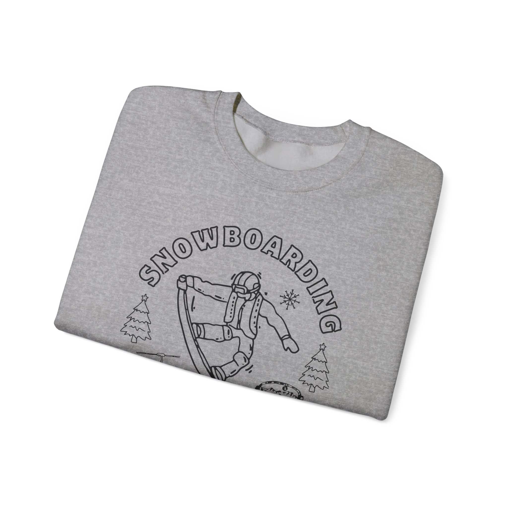 snowboarding crewneck sweatshirt retro snowboarder graphic snowboarding crewneck sweatshirt retro snowboarder graphic