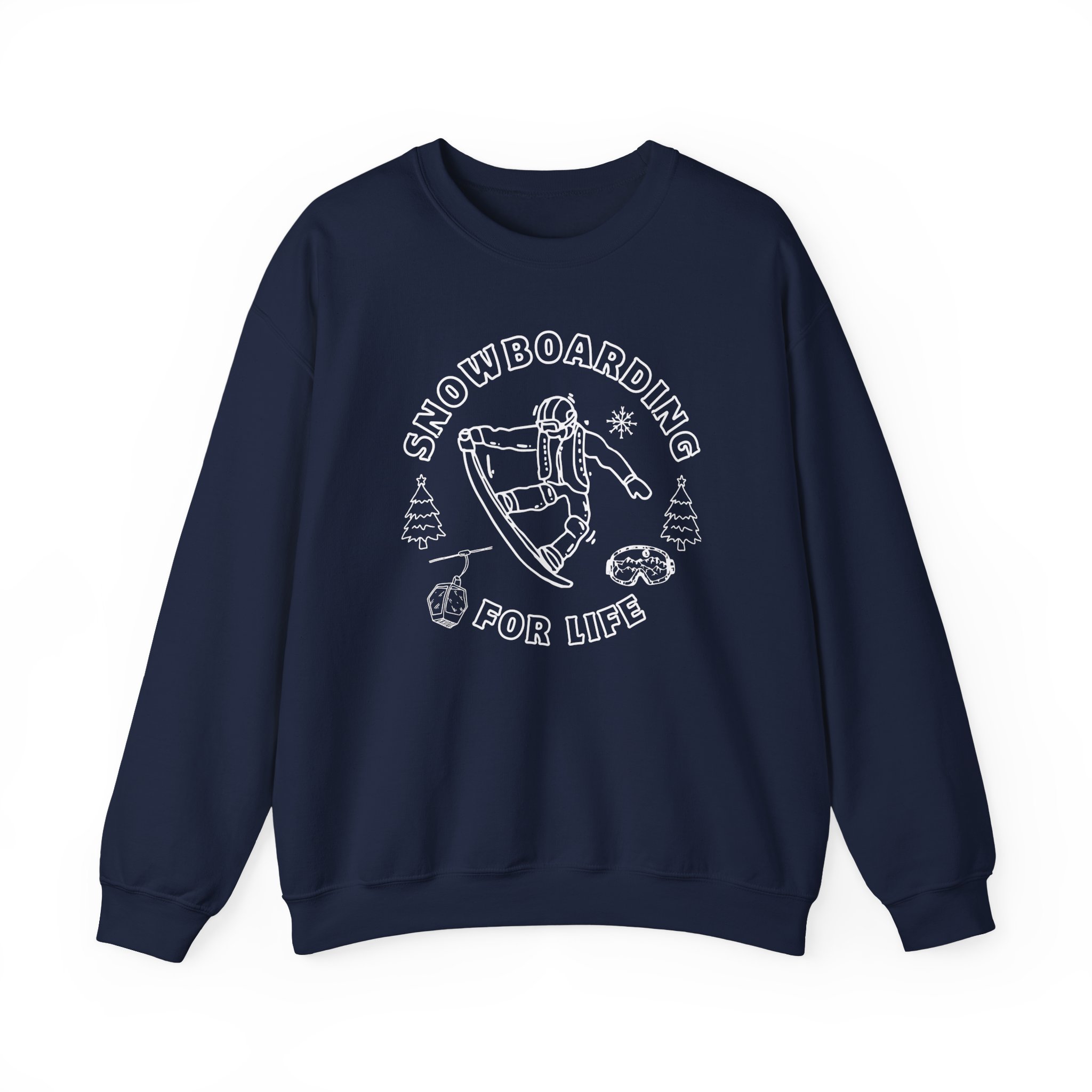 snowboarding crewneck sweatshirt retro snowboarder graphic snowboarding crewneck sweatshirt retro snowboarder graphic
