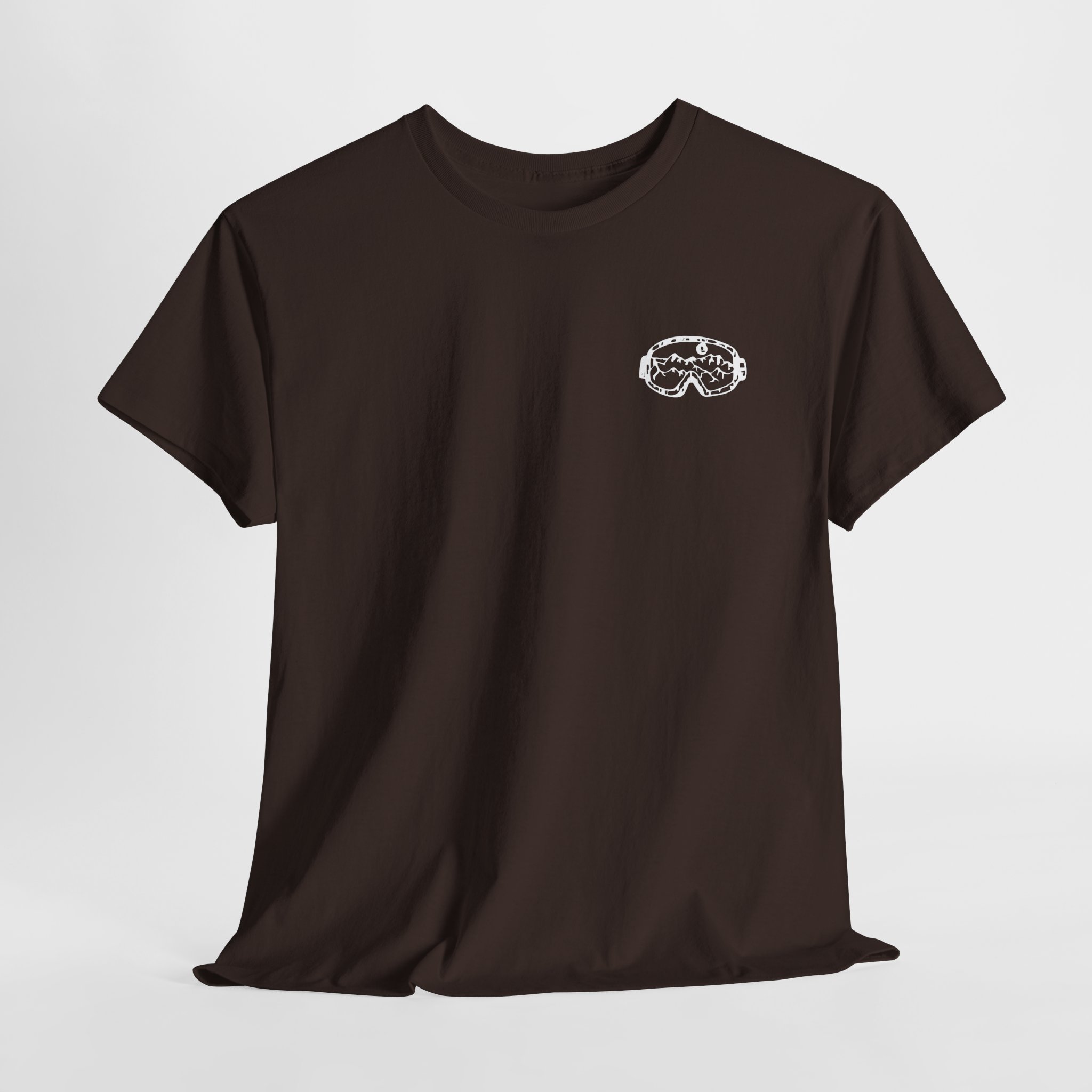 t shirt — minimal mushroom chest print tee (vintage line art) t shirt — minimal mushroom chest print tee (vintage line art)