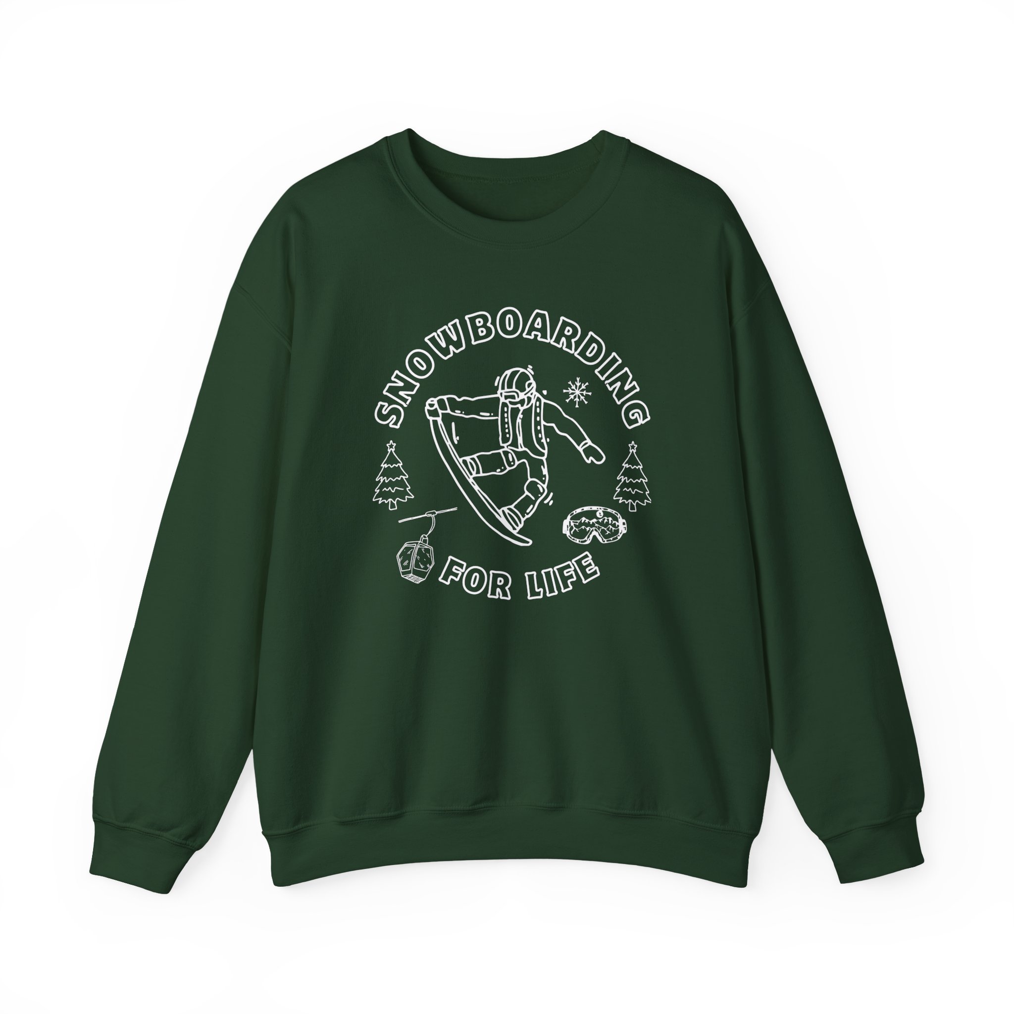 snowboarding crewneck sweatshirt retro snowboarder graphic snowboarding crewneck sweatshirt retro snowboarder graphic